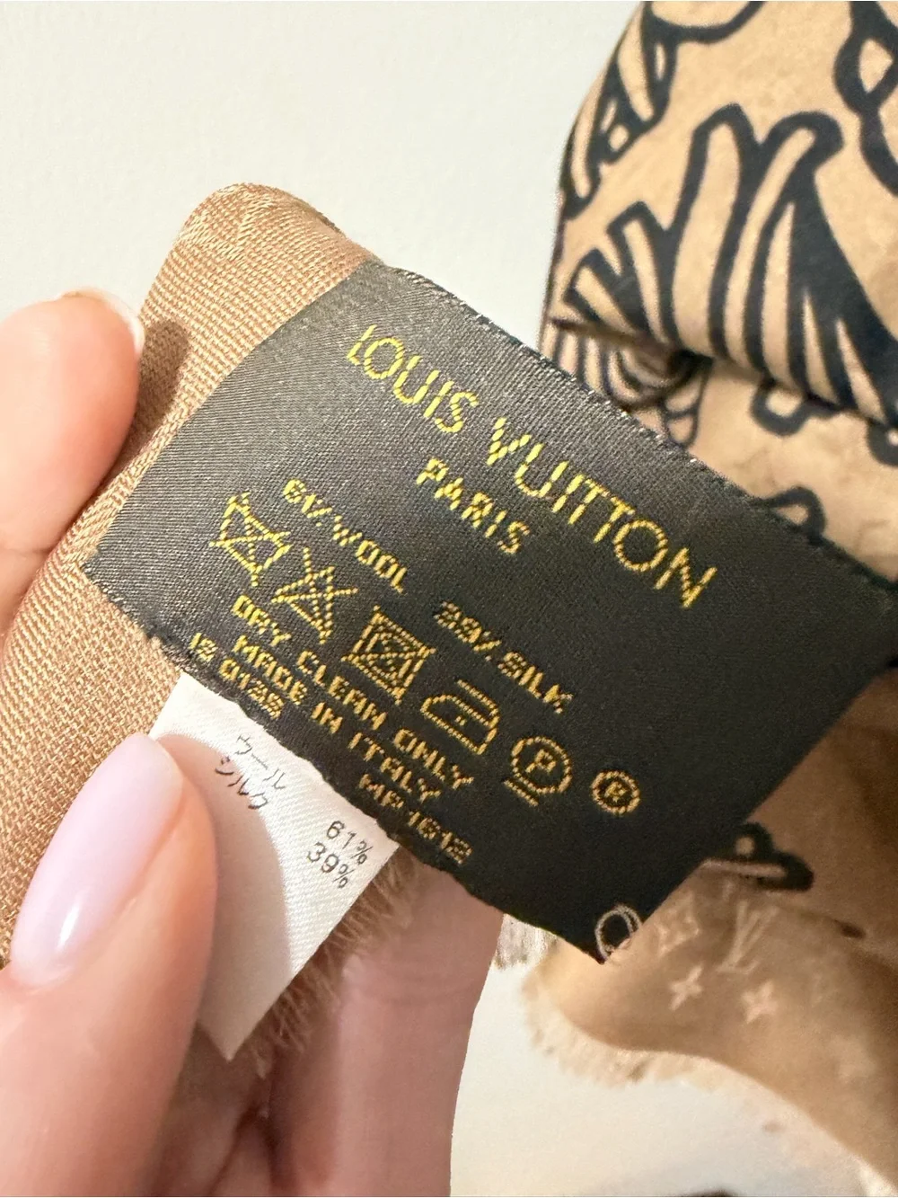 Louis Vuitton x Christopher Nemeth Oversized Monogram Rope Shawl Wrap 55x77 - Picture 8 of 8